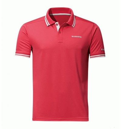 TRICOU SHIMANO POLO SHORT SLEEVE RED