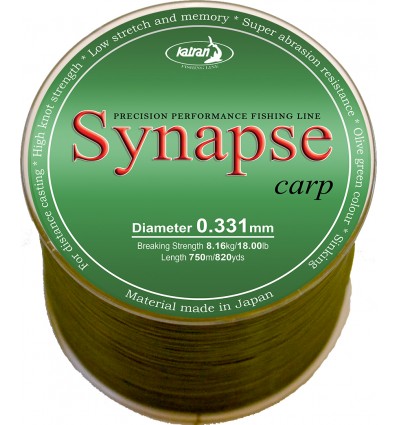 Fir Monofilament Katran Synapse Carp 0.331mm 750m