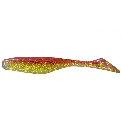 Shad Bass Assassin Turbo Shad 10cm Red Gold Shiner