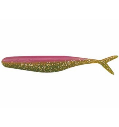 Bass Assassin Split Tail Shad 10cm Electric Chicken