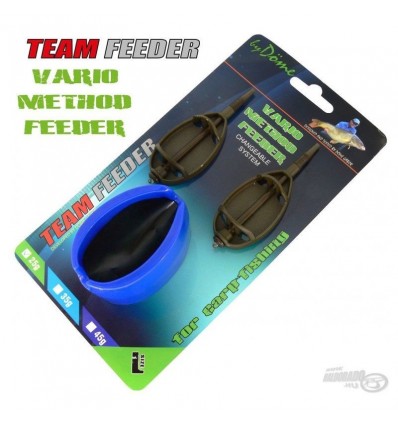 By Döme TEAM FEEDER Vario Method Feeder set cosulet XL