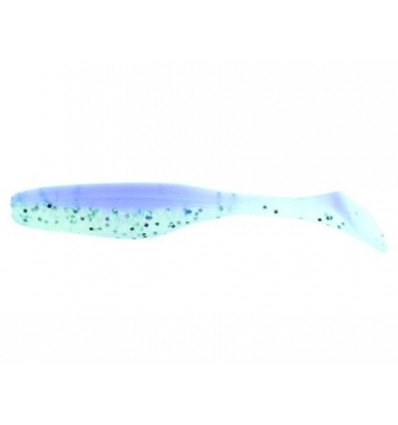 Bass Assassin Turbo Shad 10cm Albino Ghost