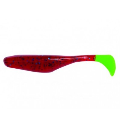 Bass Assassin Turbo Shad 10cm Plum Chart Tail