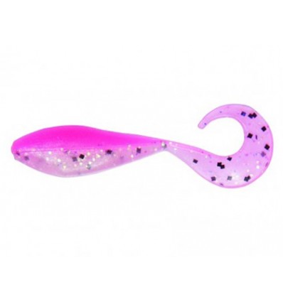 Bass Assassin Curly Shad 5cm Pink Ghost