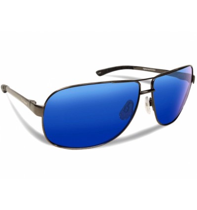 Ochelari Flying Fisherman Highlander Gunmetal Smoke Blue Mirror