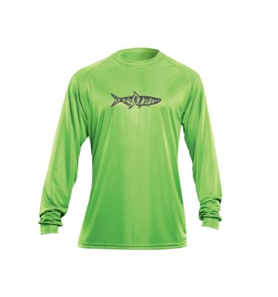 Flying Fisherman Tarpon Performance Tee Lime