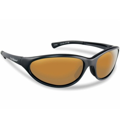 Ochelari Flying Fisherman Calcutta Black Amber Sunglasses