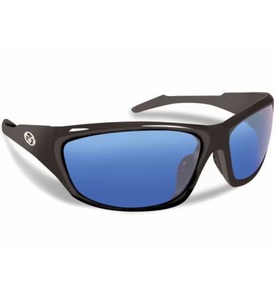 Ochelari Flying Fisherman St. Croix Black Smoke Blue Mirror Sunglasses