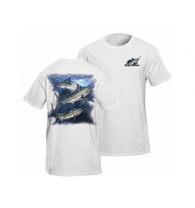 Flying Fisherman Marlin White Tee