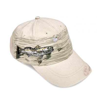 Flying Fisherman Speck Trout Stone Cap