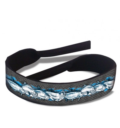 Flying Fisherman Gray Tarpon Soft Strap Retainer