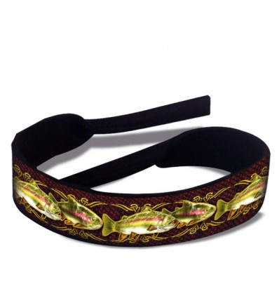 Flying Fisherman Red Rainbow Trout Soft Strap Retainer