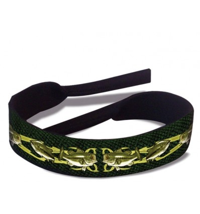 Flying Fisherman Green Bass Soft Strap Retainer