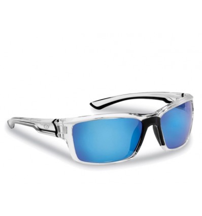 Flying Fisherman Cove Crystal Smoke Blue Mirror Sunglasses