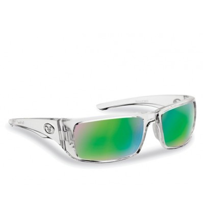 Flying Fisherman Morocco Crystal Amber Green Sunglasses