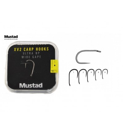 Carlige Mustad Carp Xv2 Ultra Np Wide Gape 10buc/plic