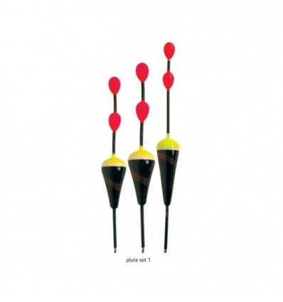 Set 3 plute lemn Baracuda flotabilitate 6/ 8/ 10 model S1