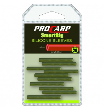 Cormoran Pro Carp Silicone Sleeves 3mm 2.5cm 20buc