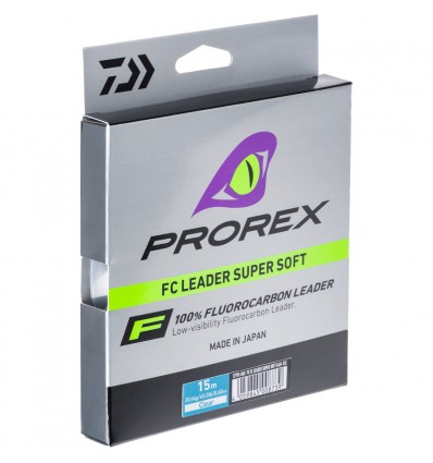 Fir Fluorocarbon Daiwa Prorex FC Leader Translucid 15m