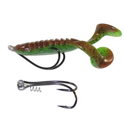 Carlige Gambler Double Trouble Toad Hook 2buc nr.3/0