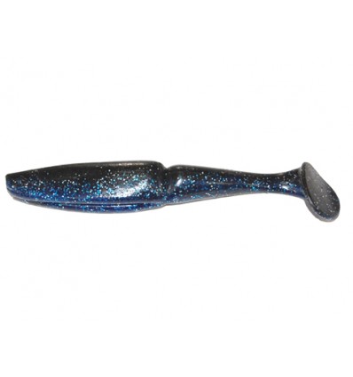 Shad Gambler Little EZ Swimbait 9.5cm Black Blue Glitter 9buc