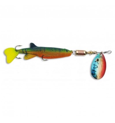 Rotativa 3g 9.5cm Zebco Minnow Flyer Green/Red