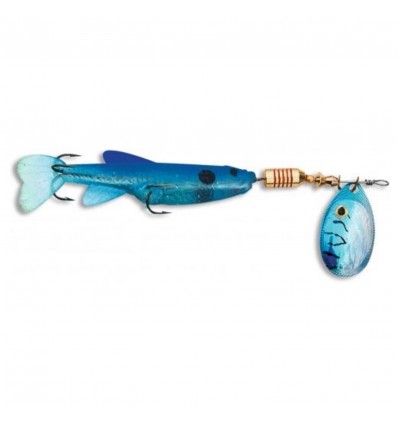 Rotativa 3g 9.5cm Zebco Minnow Flyer Blue/Silver