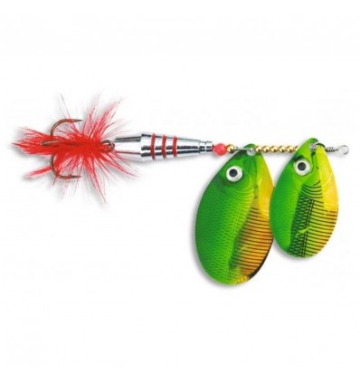 Rotativa 12g 6.5cm Zebco Double Breaker Gold/Green