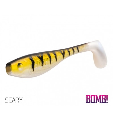 Shad Delphin BOMB Fatty / 5buc 10cm/SMOKEY