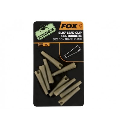 Conuri Fox Edges Slik Lead Clip Tail Rubber Nr.10 10buc/plic