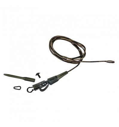 Prologic Montura Safetly Clip Sh Leader 80cm/45lbs 3buc