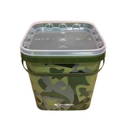 Galeata Bait-Tech Camo Bucket and Lid 5L