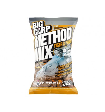 Pastura Bait-Tech Big Carp Method Mix Tiger and Peanut Groundbait 2kg