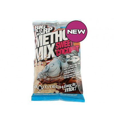 Pastura Bait-Tech Big Carp Method Mix Sweet Coconut Groundbait 2kg