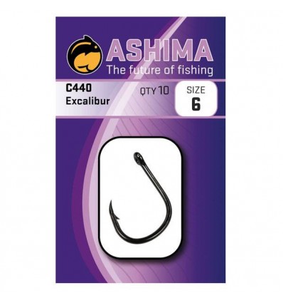 Carlige Crap Ashima Excalibur C440 10 Buc/plic