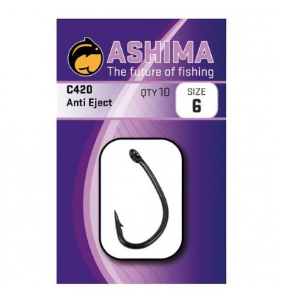 Carlige Crap Ashima Anti-eject C420 10 Buc/plic