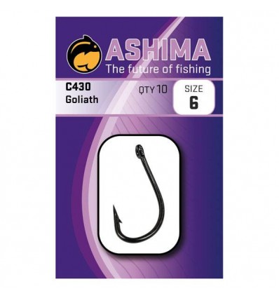 Carlige Crap Ashima Goliath C430 10 Buc/plic