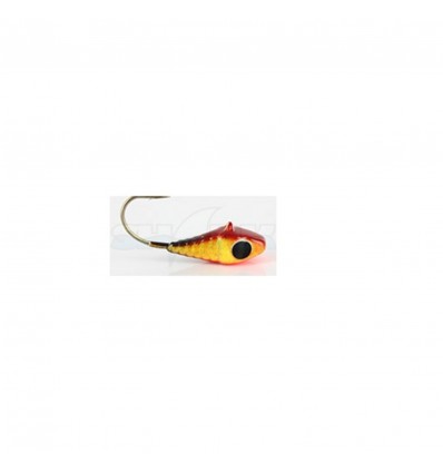 Mormusca Shark LM0055/3 Rosu Negru 0.80gr 18mm 5buc