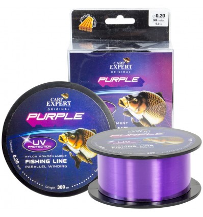 Fir Monofilament Carp Expert Uv Purple 1000m