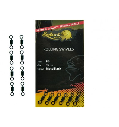 Vartejuri Select Baits Rolling Swivels Nr.8 10buc/plic