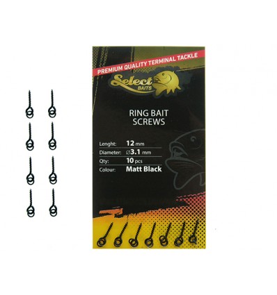 Select Baits Ring Bait Screws 1.2cm 10buc/plic