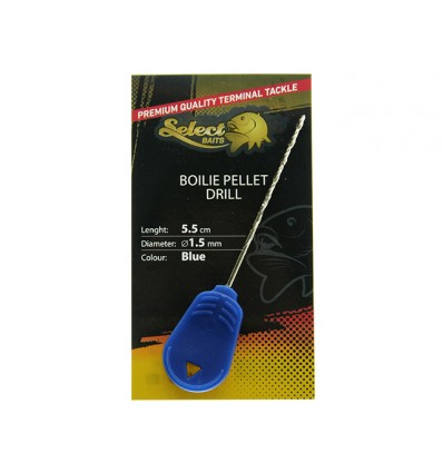 Burghiu Select Baits Boilie and Pellet Drill 5.5cm Albastru