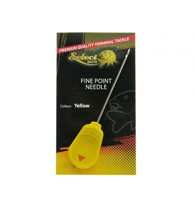 Croseta Select Baits Fine Point Needle 8cm Galben