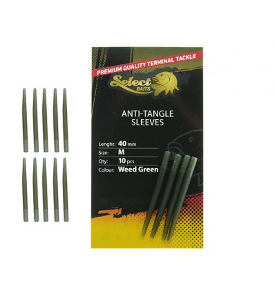 Conectori Select Baits Anti-tangle Sleeves 4cm Verde