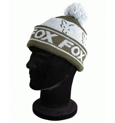 Caciula Fox Green/Silver Lined Bobble