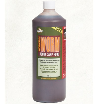 Lichid Atractant Dynamite Baits Worm Liquid Carp Food 1l