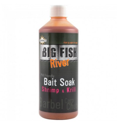 Atractant Dynamite Baits Big Fish River Soak Cheese & Garlic 500ml