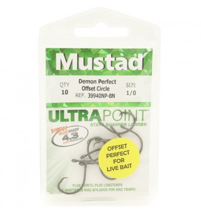 Carlige Mustad Demon 1 X Strong Perfect Offset