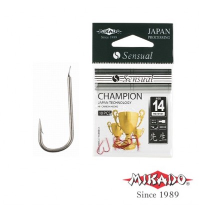 Carlige Mikado Sensual Champion Nickel 10buc