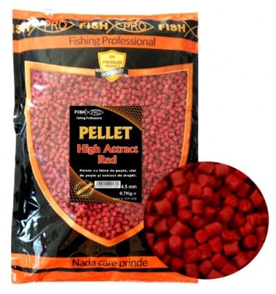 Fish Pro Pelete High Attract Red 4.5mm 700g